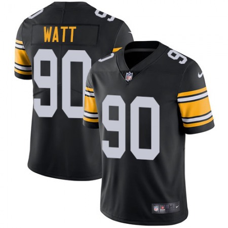 Nike Steelers #90 T. J. Watt Black Alternate Men's Stitched NFL Vapor Untouchable Limited Jersey