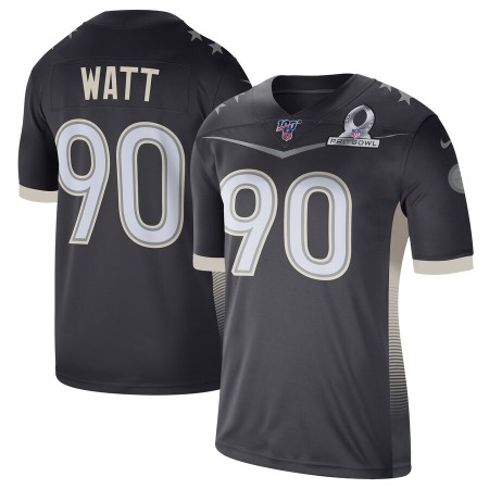 Pittsburgh Steelers #90 T.J. Watt Nike 2020 AFC Pro Bowl Game Jersey Anthracite