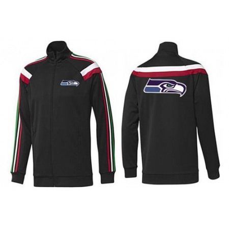 NFL Seattle Seahawks Team Logo Jacket Black_2