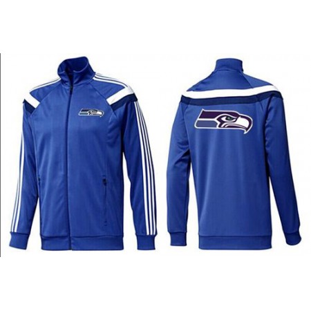 NFL Seattle Seahawks Team Logo Jacket Blue_3