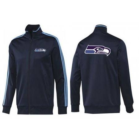 NFL Seattle Seahawks Team Logo Jacket Dark Blue_2
