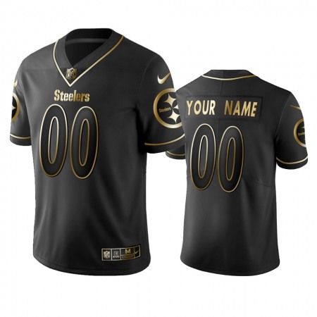 Nike Steelers Custom Black Golden Limited Edition Stitched NFL Jersey