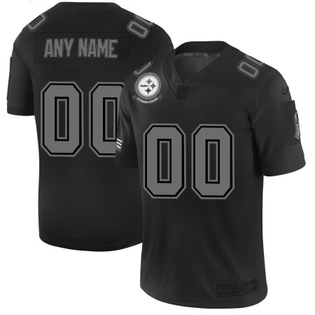Pittsburgh Steelers Custom Men's Nike Black 2019 Salute to Service Limited Stitched NFL Jersey