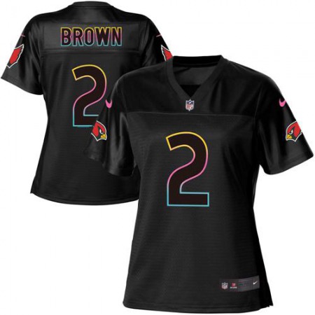 Nike Cardinals #2 Marquise Brown Black Women's NFL Fashion Game Jersey