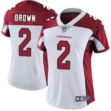 Nike Cardinals #2 Marquise Brown White Women's Stitched NFL Vapor Untouchable Limited Jersey