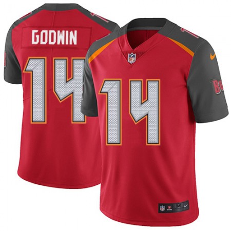 Nike Buccaneers #14 Chris Godwin Red Team Color Youth Stitched NFL Vapor Untouchable Limited Jersey