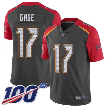 Nike Buccaneers #17 Russell Gage Gray Youth Stitched NFL Limited Inverted Legend 100th Season Jersey