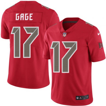 Nike Buccaneers #17 Russell Gage Red Youth Stitched NFL Limited Rush Jersey