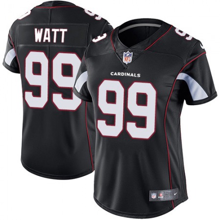 Nike Cardinals #99 J.J. Watt Black Alternate Women's Stitched NFL Vapor Untouchable Limited Jersey