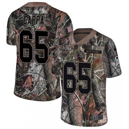 Nike Buccaneers #65 Alex Cappa Camo Youth Stitched NFL Limited Rush Realtree Jersey