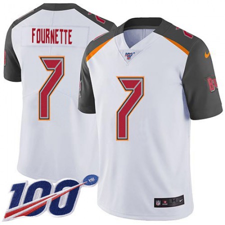 Nike Buccaneers #7 Leonard Fournette White Youth Stitched NFL 100th Season Vapor Untouchable Limited Jersey