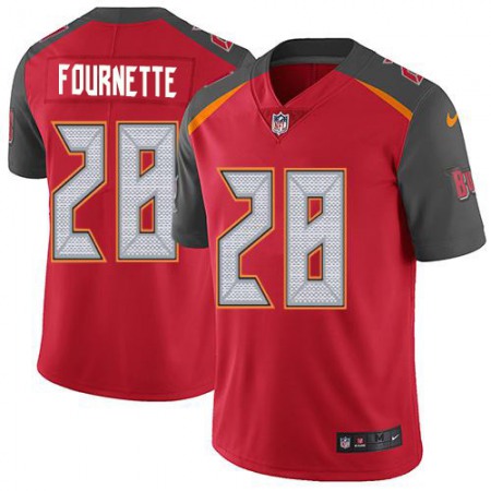 Tampa Bay Buccaneers #28 Leonard Fournette Red Team Color Youth Stitched NFL Vapor Untouchable Limited Jersey