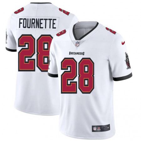 Tampa Bay Buccaneers #28 Leonard Fournette Youth Nike White Vapor Limited Jersey
