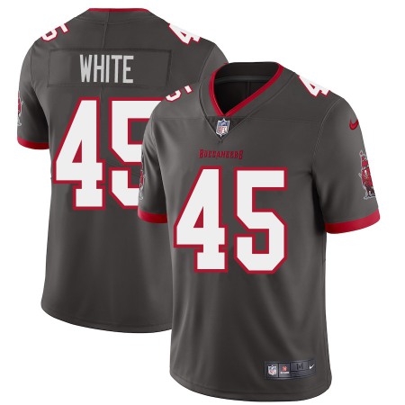Tampa Bay Buccaneers #45 Devin White Youth Nike Pewter Alternate Vapor Limited Jersey