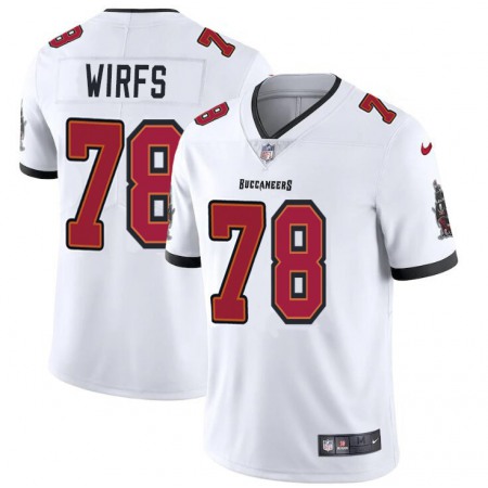 Tampa Bay Buccaneers #78 Tristan Wirfs Youth Nike White Vapor Limited Jersey