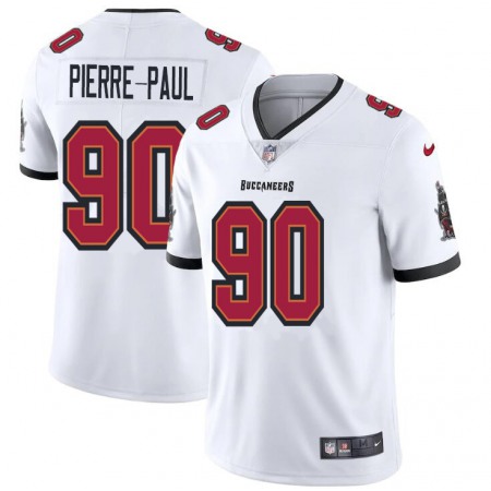 Tampa Bay Buccaneers #90 Jason Pierre-Paul Youth Nike White Vapor Limited Jersey