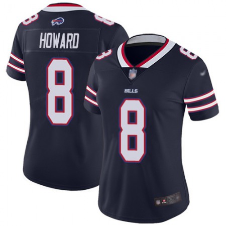 Nike Bills #8 O. J. Howard Navy Women's Stitched NFL Limited Inverted Legend Jersey