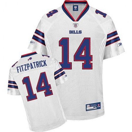 Bills #14 Ryan Fitzpatrick White 2011 New Style Stitched Youth NFL Jersey