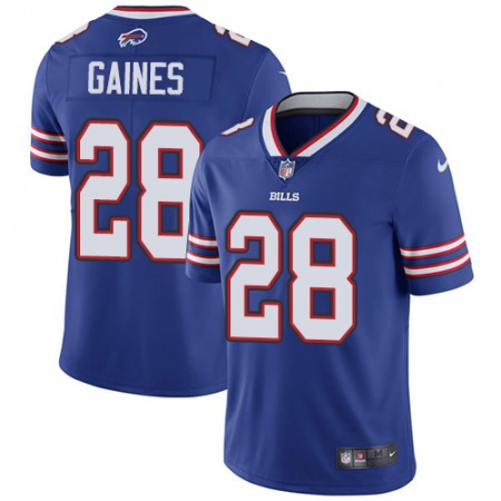 Nike Bills #28 E.J. Gaines Royal Blue Team Color Youth Stitched NFL Vapor Untouchable Limited Jersey