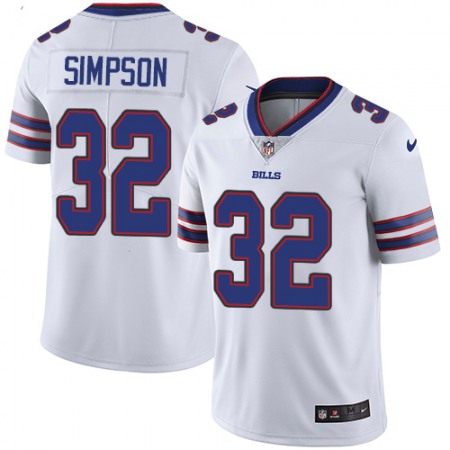 Nike Bills #32 O. J. Simpson White Youth Stitched NFL Vapor Untouchable Limited Jersey