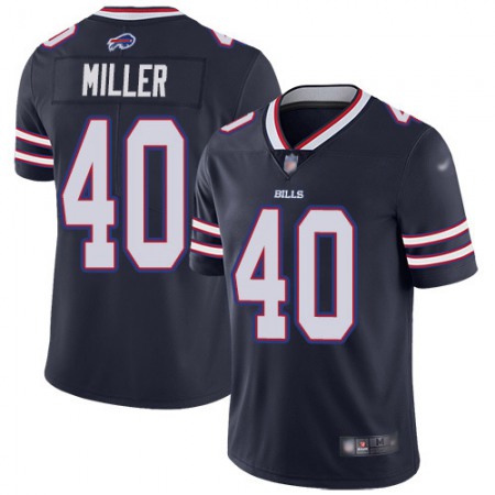 Nike Bills #40 Von Miller Navy Youth Stitched NFL Limited Inverted Legend Jersey