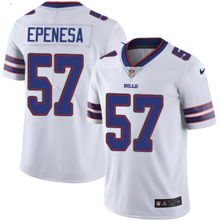 Nike Bills #57 A.J. Epenesas White Youth Stitched NFL Vapor Untouchable Limited Jersey