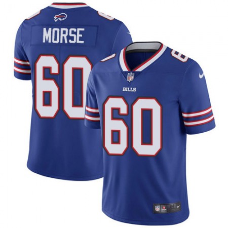 Nike Bills #60 Mitch Morse Royal Blue Team Color Youth Stitched NFL Vapor Untouchable Limited Jersey