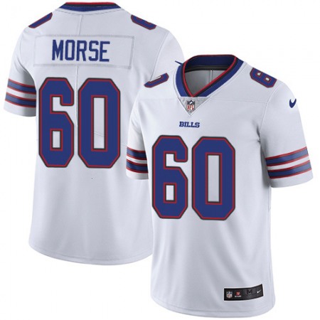 Nike Bills #60 Mitch Morse White Youth Stitched NFL Vapor Untouchable Limited Jersey