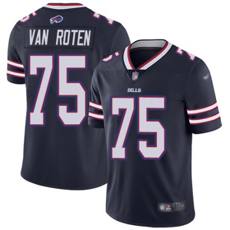 Nike Bills #75 Greg Van Roten Navy Youth Stitched NFL Limited Inverted Legend Jersey