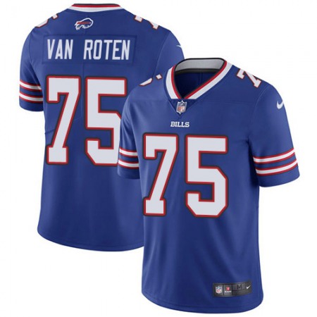 Nike Bills #75 Greg Van Roten Royal Blue Team Color Youth Stitched NFL Vapor Untouchable Limited Jersey