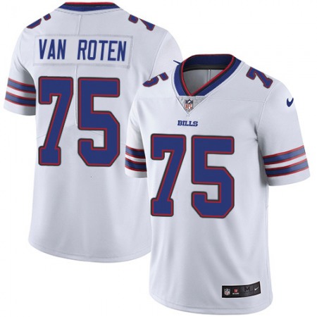 Nike Bills #75 Greg Van Roten White Youth Stitched NFL Vapor Untouchable Limited Jersey