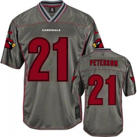 Nike Cardinals #21 Patrick Peterson Grey Youth Stitched NFL Elite Vapor Jersey