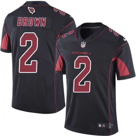Nike Cardinals #2 Marquise Brown Black Youth Stitched NFL Limited Rush Jersey
