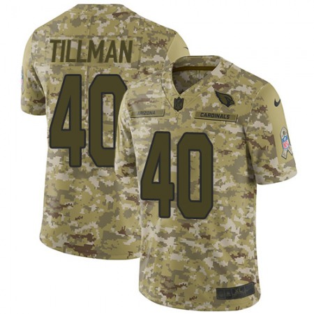Nike Cardinals #40 Pat Tillman Camo Youth Stitched NFL Limited 2018 Salute to Service Jersey