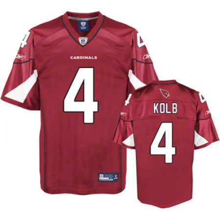 Cardinals #4 Kevin Kolb Red Stitched Youth NFL Jersey