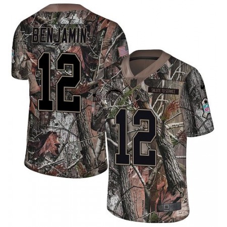 Nike Chargers #12 Travis Benjamin Camo Youth Stitched NFL Limited Rush Realtree Jersey