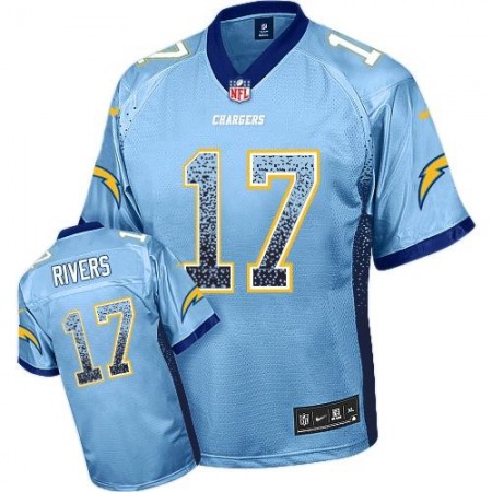 Nike Chargers #17 Philip Rivers Electric Blue Alternate Youth Stitched NFL Elite Drift Fashion Jersey