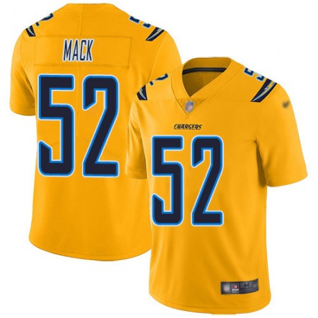 Nike Chargers #52 Khalil Mack Gold Youth Stitched NFL Limited Inverted Legend Jersey