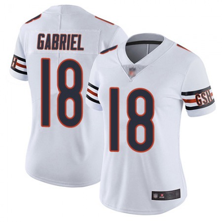 Nike Bears #18 Taylor Gabriel White Women's Stitched NFL Vapor Untouchable Limited Jersey