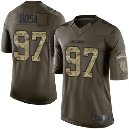 Nike Chargers #97 Joey Bosa Green Youth Stitched NFL Limited 2015 Salute to Service Jersey