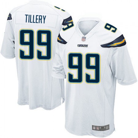 Nike Chargers #99 Jerry Tillery White Youth Stitched NFL Elite Jersey