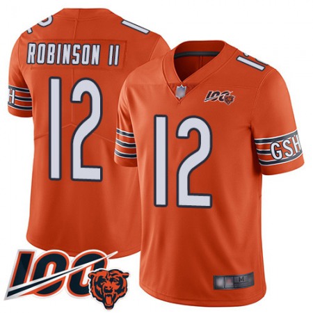 Nike Bears #12 Allen Robinson II Orange Youth Stitched NFL Limited Rush 100th Season Jersey