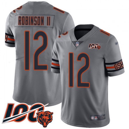 Nike Bears #12 Allen Robinson II Silver Youth Stitched NFL Limited Inverted Legend 100th Season Jersey