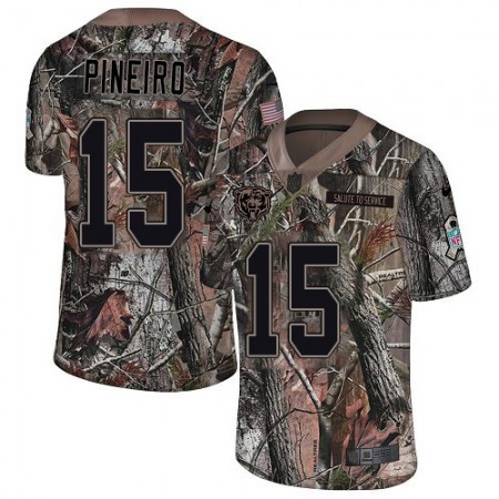 Nike Bears #15 Eddy Pineiro Camo Youth Stitched NFL Limited Rush Realtree Jersey