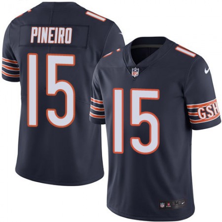 Nike Bears #15 Eddy Pineiro Navy Blue Team Color Youth Stitched NFL Vapor Untouchable Limited Jersey