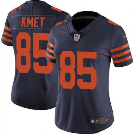 Nike Bears #85 Cole Kmet Navy Blue Alternate Women's Stitched NFL Vapor Untouchable Limited Jersey