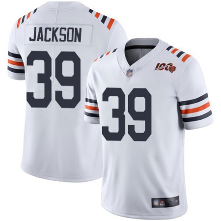 Nike Bears #39 Eddie Jackson White Alternate Youth Stitched NFL Vapor Untouchable Limited 100th Season Jersey