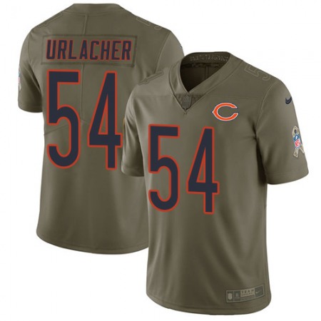 Nike Bears #54 Brian Urlacher Olive Youth Stitched NFL Limited 2017 Salute to Service Jersey