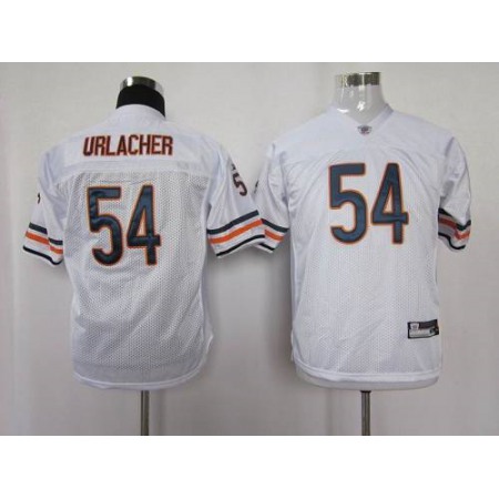 Bears #54 Brian Urlacher White Stitched Youth NFL Jersey