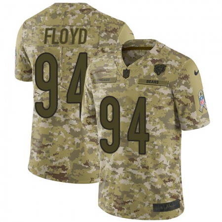 Nike Bears #94 Leonard Floyd Camo Youth Stitched NFL Limited 2018 Salute to Service Jersey